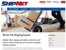 Tablet Screenshot of myshipnet.com